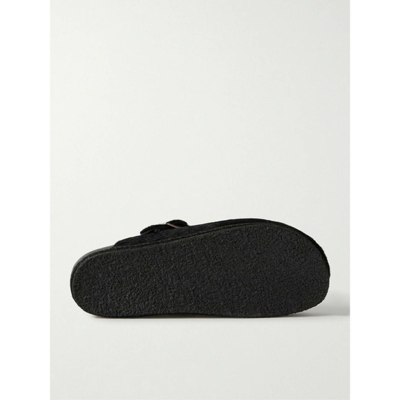 NWB YUKETEN Sal 1 Calf Hair Clogs Leather / Black Bostonian Portugal